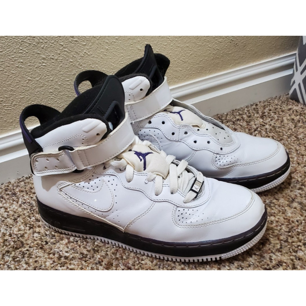 Nike Air Jordan 6 Rings White Purple Men’s Size 8 (343064‑104) Retro Basketball